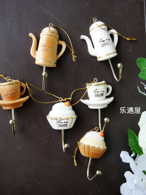 zakka家居雜貨日式下午茶系列冰箱貼吸鐵石掛鉤裝飾掛鉤