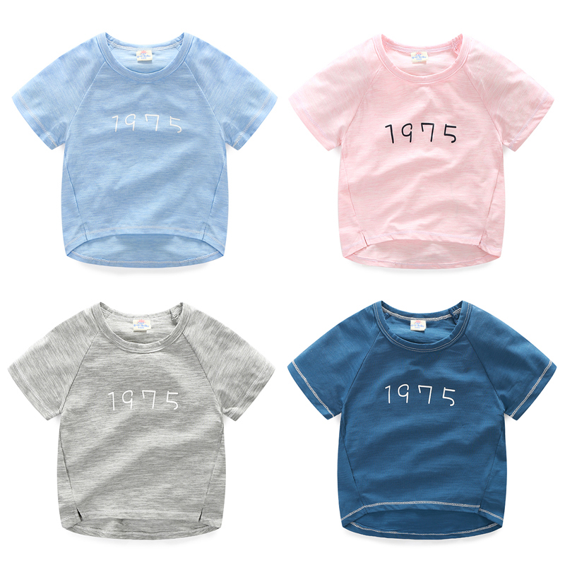 寶寶數字T恤 夏裝韓新款男童女童童裝兒童短袖上衣tx-7289