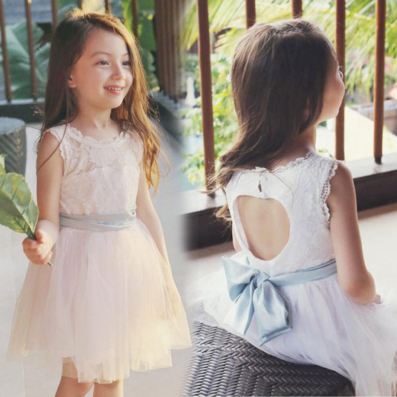 寶寶蕾絲連衣裙 夏裝韓版新款女童童裝 兒童愛心裙子qz-3227