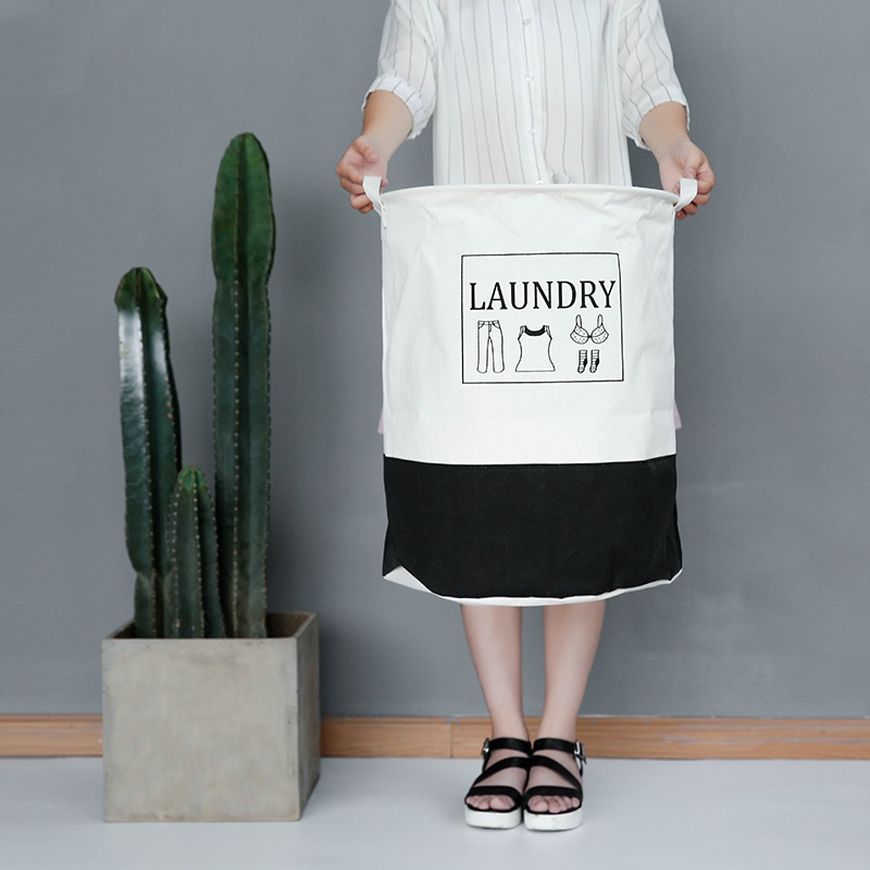 創意懶人必備棉麻防水臟衣籃收納箱筐可折疊大容量臟衣洗衣籃