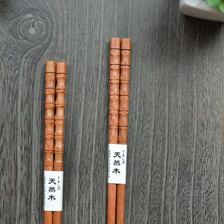 新品上架創意竹節日式木質筷子外貿正品筷筷子