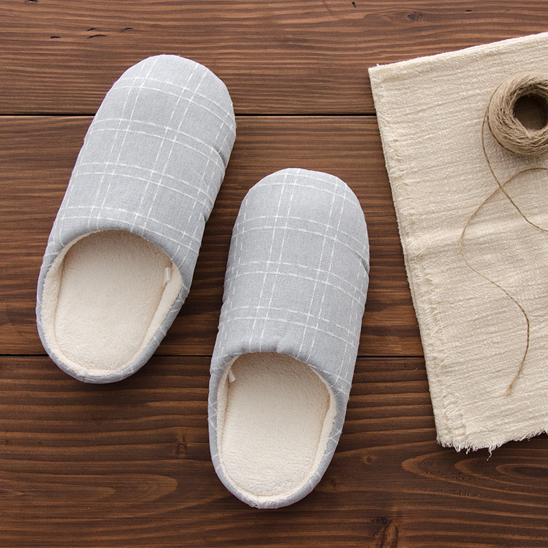 創意厚底保暖棉拖鞋冬季防滑居家棉拖鞋情侶日式棉拖鞋
